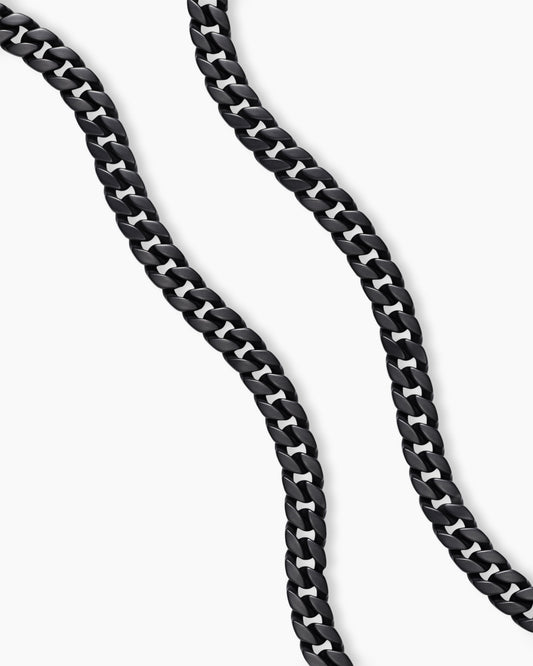 Blackened Silver Cuban Men’s Chain