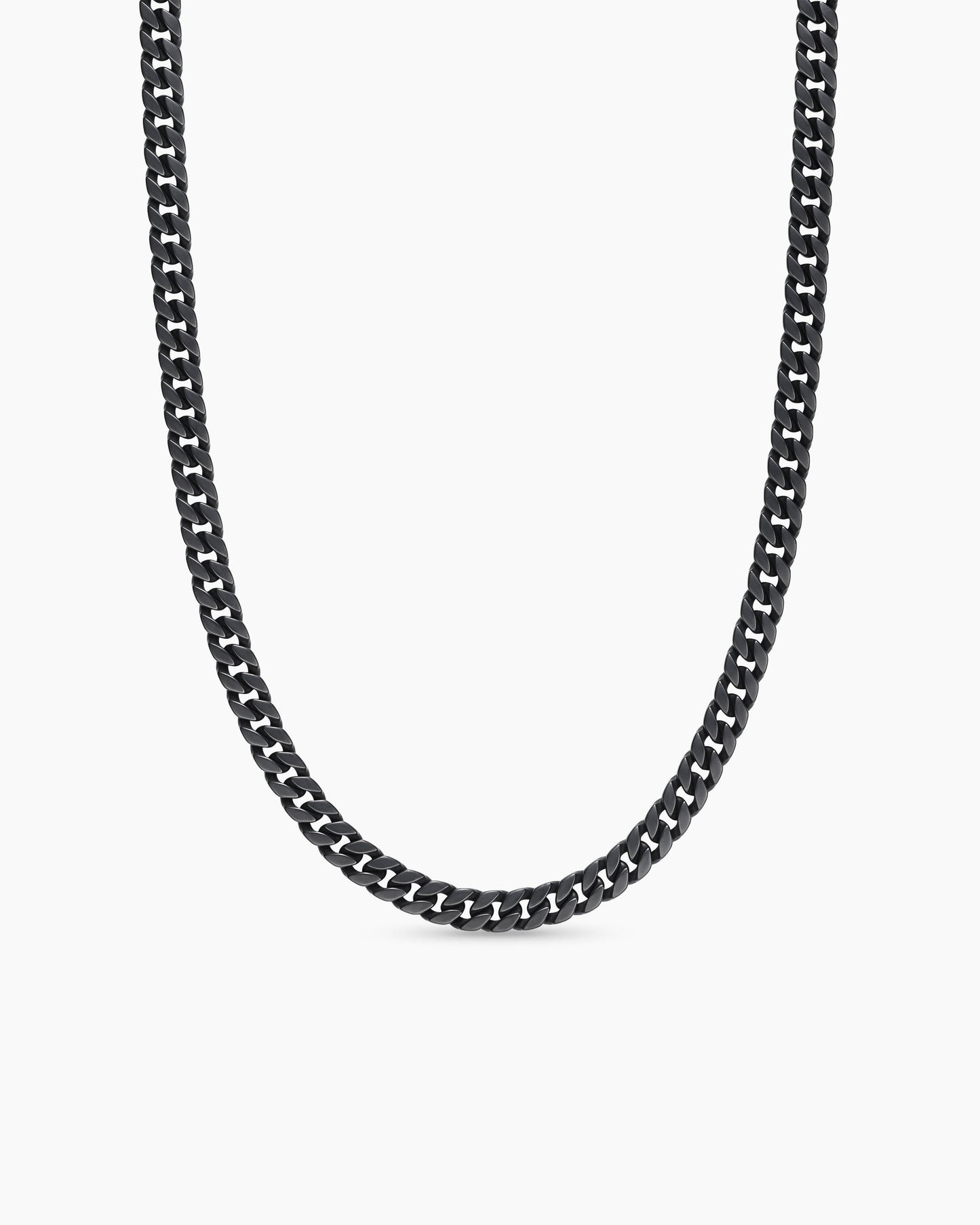 Blackened Silver Cuban Men’s Chain