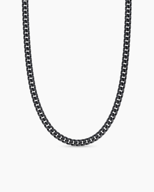 Blackened Silver Cuban Men’s Chain