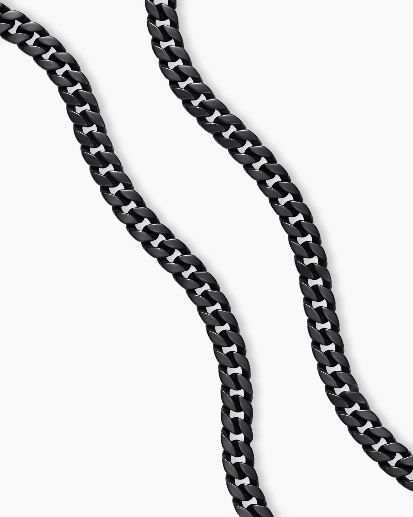 Blackened Silver Cuban Men’s Chain