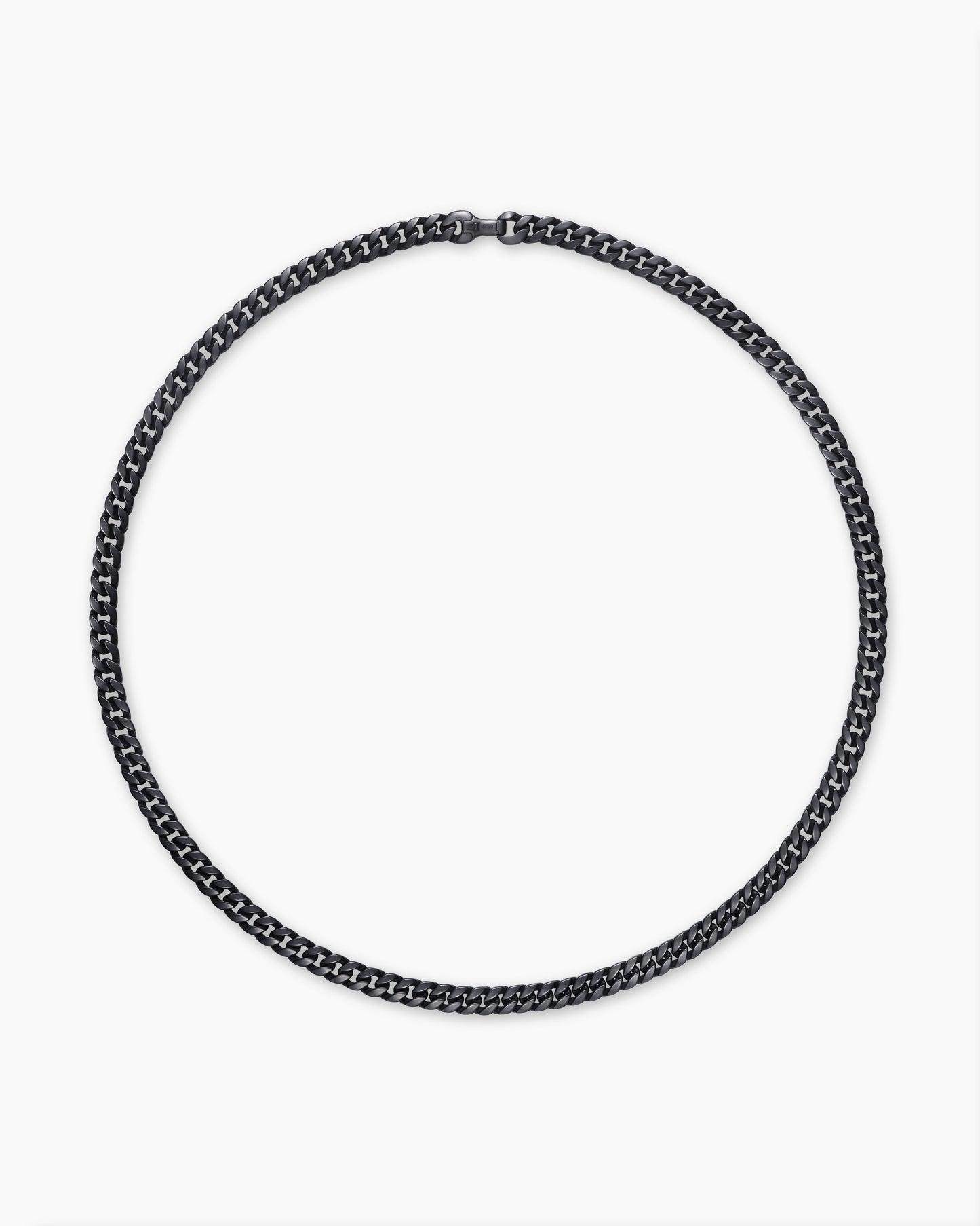 Blackened Silver Cuban Men’s Chain