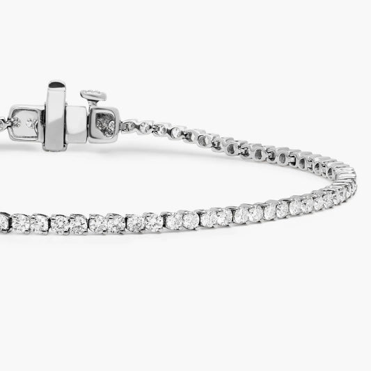Sterling Silver Diamond Tennis Bracelet